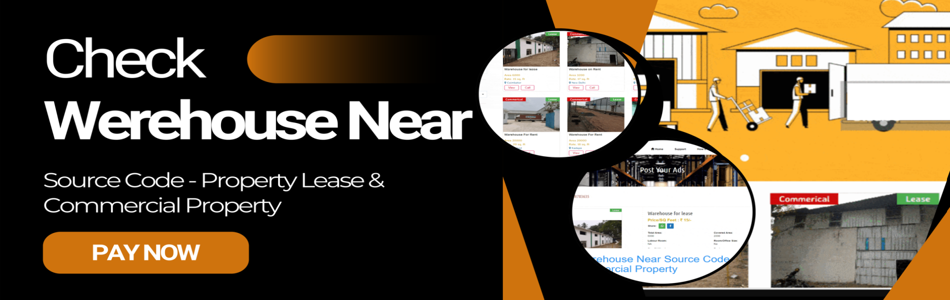 Check Werehouse Near Source Code - Property Lease & Commercial Property