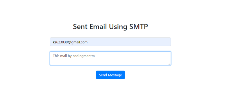 Sent mail using SMTP in Codeigniter