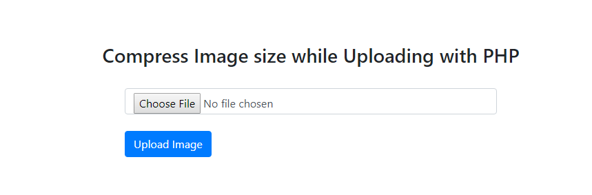 Compress Image size while Uploading with PHP