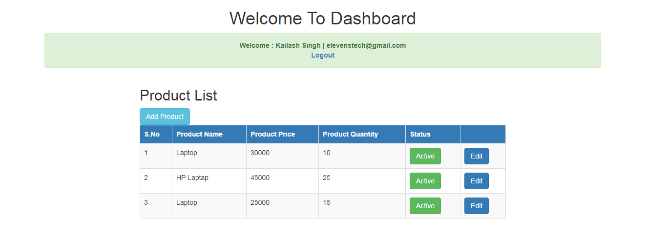 Small Laravel Project